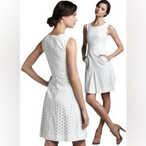 NWOT Diane von Furstenberg Carpreena Ring Stitch Dress Size 4